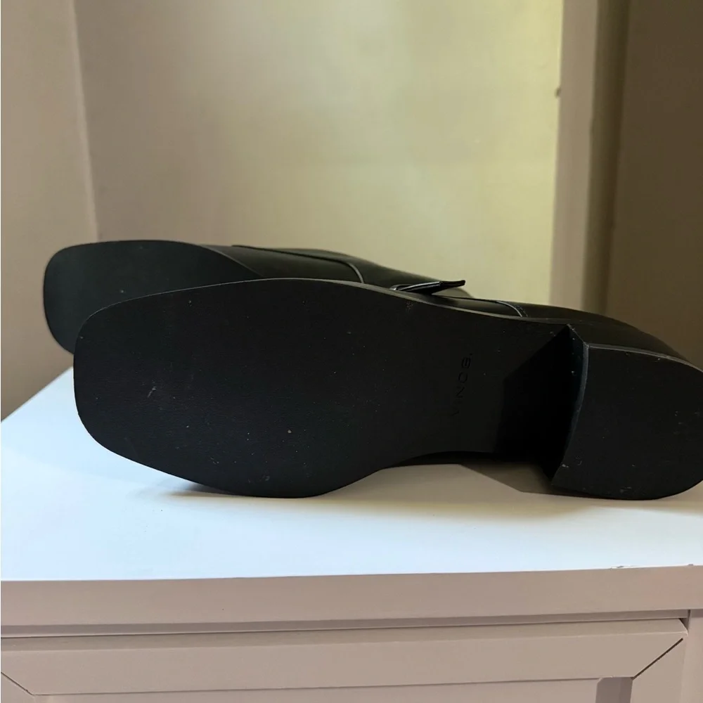 Vince. Black monk strap Loafers size 8